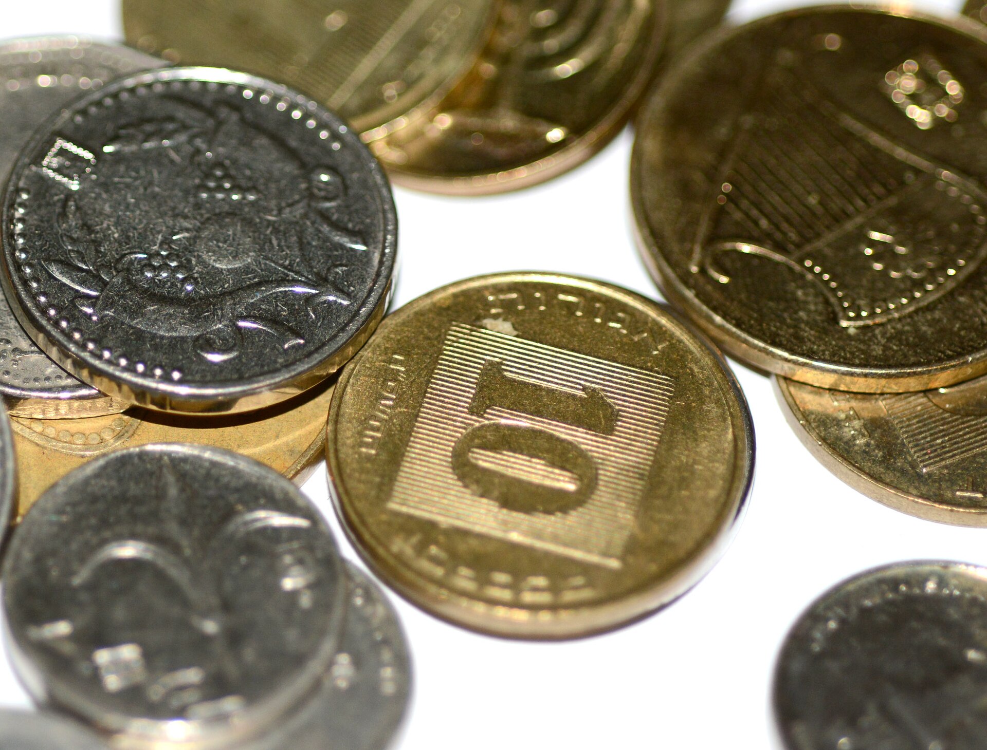Pièces de monnaie israéliennes