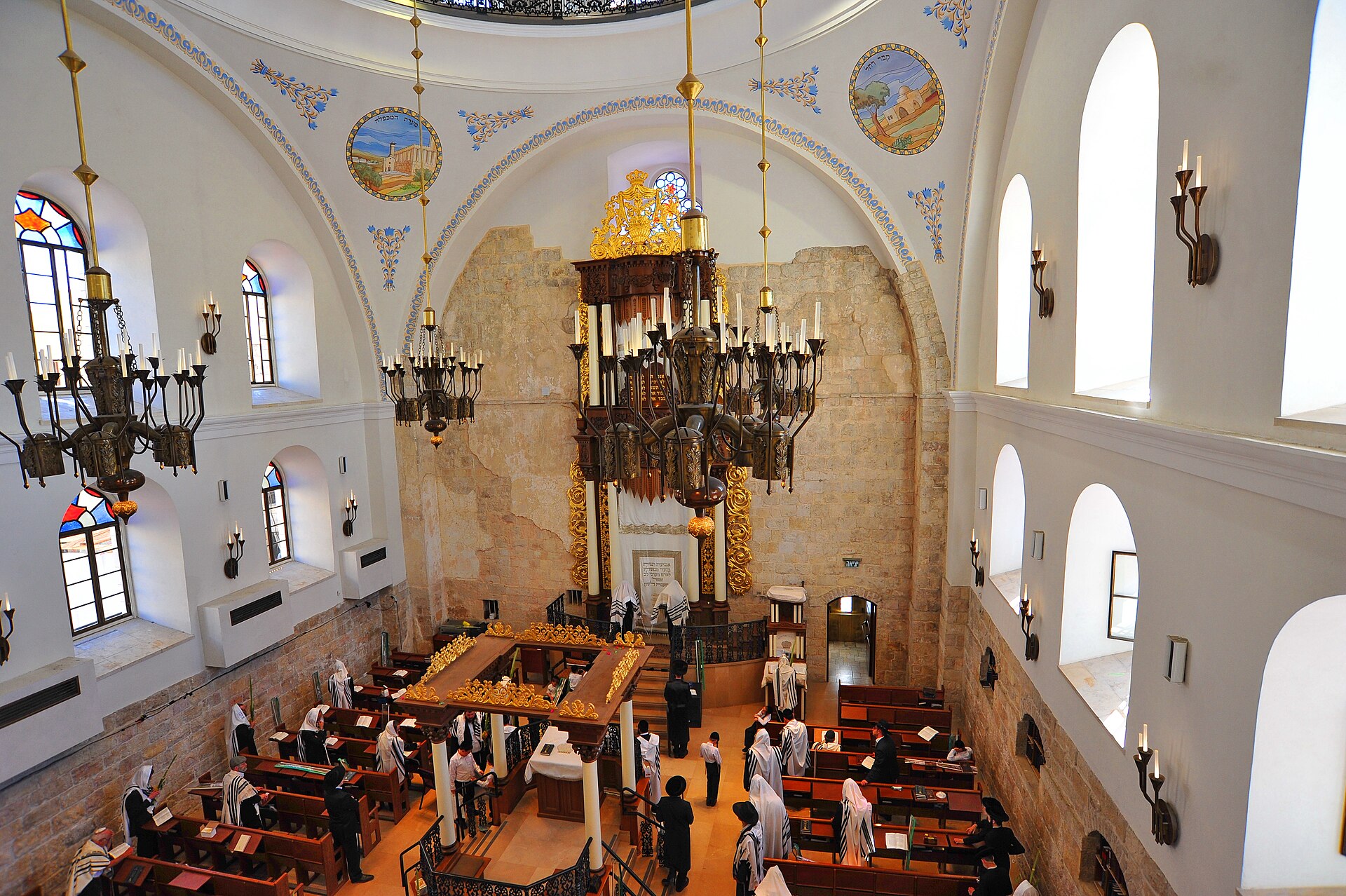 La synagogue Hourva, dans le quartier juif de Jérusalem